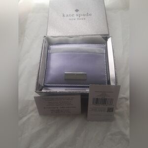 New Kate Spade Kenzie Card Holder In Candied Flower Color NWT & Gift Box